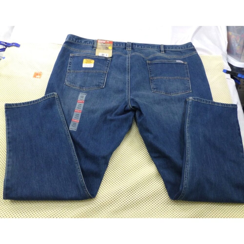 NWT Carhartt Womens Plus Original Fit Straight Leg Blue Denim Jeans 22W Regular - Picture 2 of 16